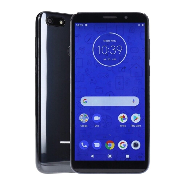 Motorola Moto E6 Play 32GB schwarz Smartphone geprüfte Gebrauchtware