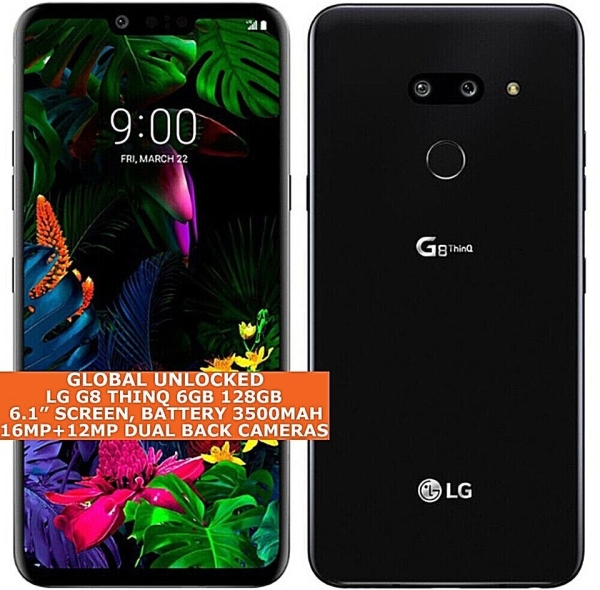 LG G8 THINQ 6GB 128GB Octa-Core 6.1″ Face ID NFC Android 4g LTE Smartphone