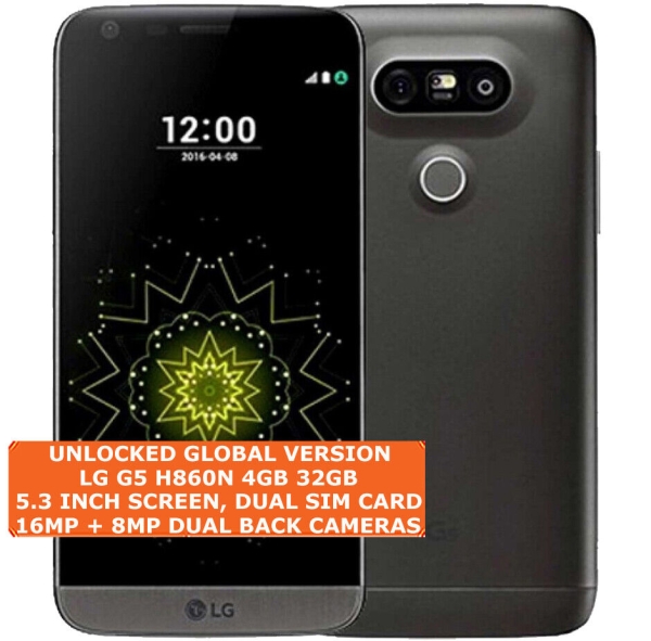 LG G5 H860N 4GB 32GB Octa-Core 16mp Fingerabdruck 5,3″ Android 4g Smartphone LTE