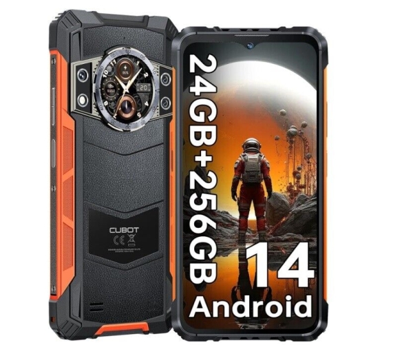 Cubot King Kong ACE 3 robustes Smartphone Android 14, 24GB+256GB 6,58″“5100mAh/4G