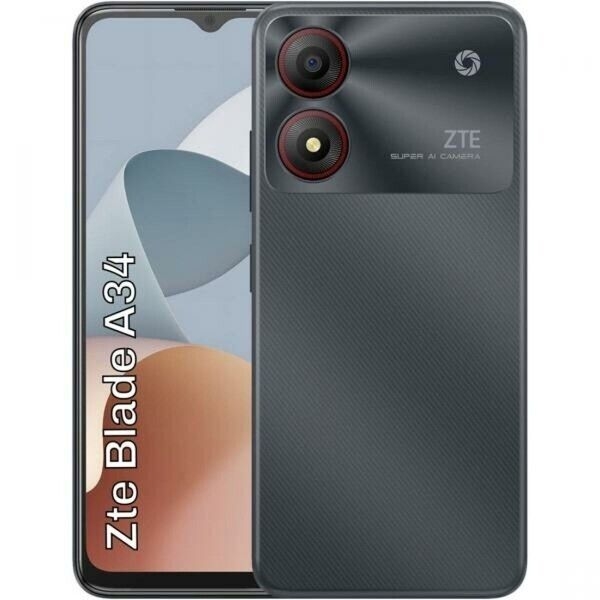 SMARTPHONE ZTE BLADE A34 6,6″ 6 GB RAM 64 GB GRAU BLUETOOTH