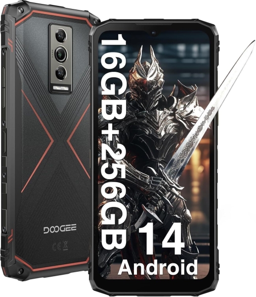 DOOGEE Blade10 Pro (2024) Android 14 robustes Smartphone 16GB+256GB entsperrt 4G LTE