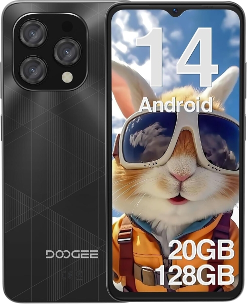 Doogee N55 Plus Telefon, 6,56″ FHD Android 14 Smartphone, 20GB RAM + 128GB – BRANDNEU IN VERPACKUNG