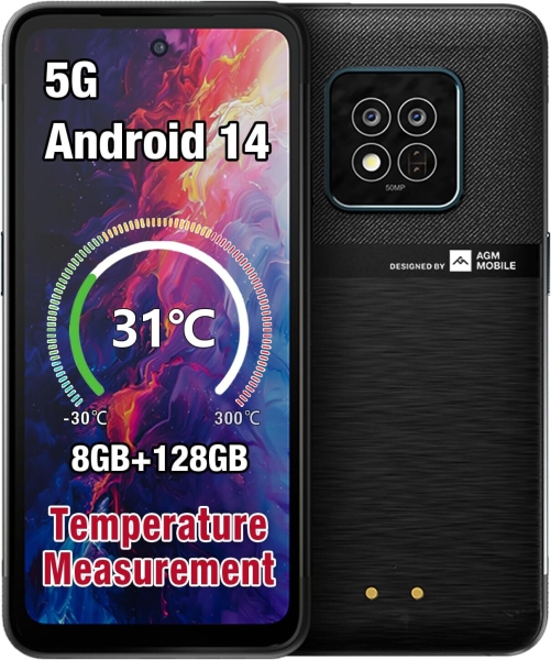 AGM 2024 NEU X6 5G entsperrt Smartphone 8GB+128GB/512GB 6,78″“ FHD+ Display