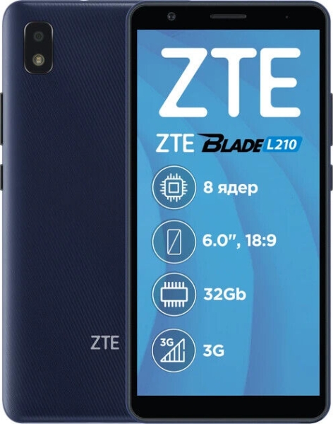 SMARTPHONE ZTE BLADE L 210  BLAk 32 GB 1 GB RAM