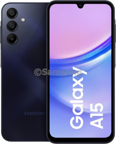 Samsung Galaxy A15 128GB NEU OVP Smartphone Mitternachtblau