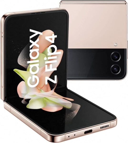 SAMSUNG Galaxy Z Flip4 5G 128GB Pink Gold – Sehr Gut – Smartphone