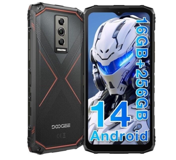 2024 DOOGEE Blade10 Pro Android 14 robustes Smartphone 16GB+256GB entsperrt NFC