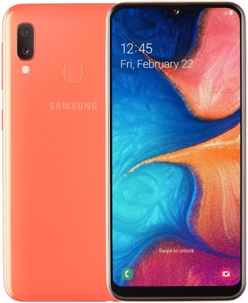 SAMSUNG Galaxy A20e 32GB Orange – Gut – Smartphone