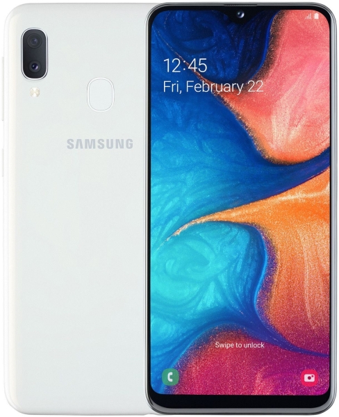 SAMSUNG Galaxy A20e 32GB White – Sehr Gut – Smartphone