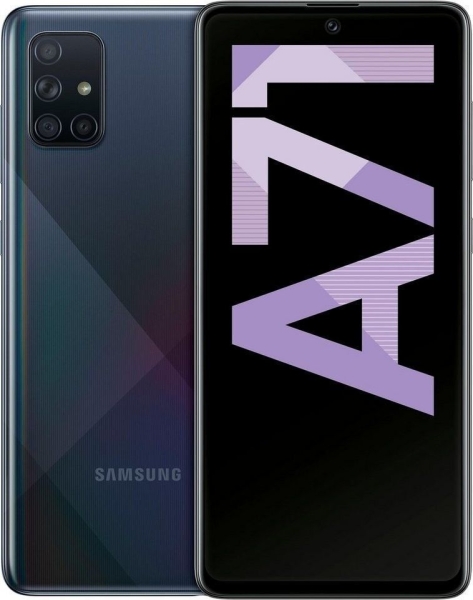 SAMSUNG Galaxy A71 128GB Prism Crush Black – Hervorragend – Smartphone