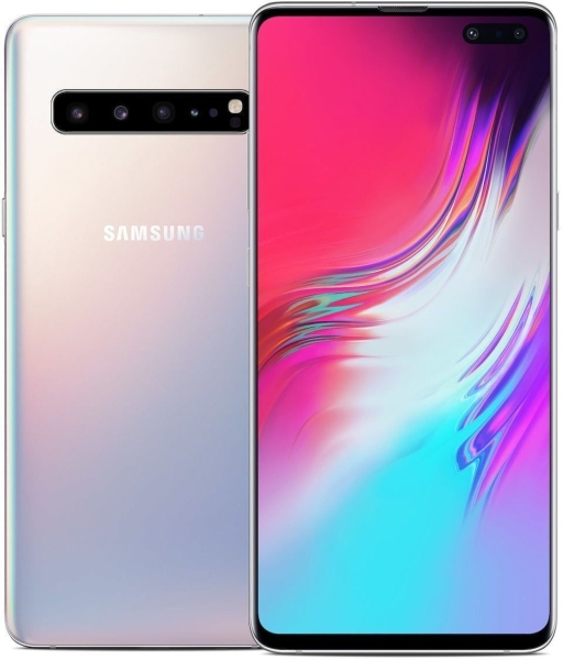 SAMSUNG Galaxy S10 5G 256GB Silver – Sehr Gut – Smartphone