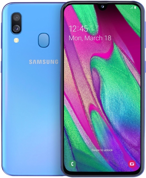 SAMSUNG Galaxy A40 64GB Blau – Gut – Smartphone