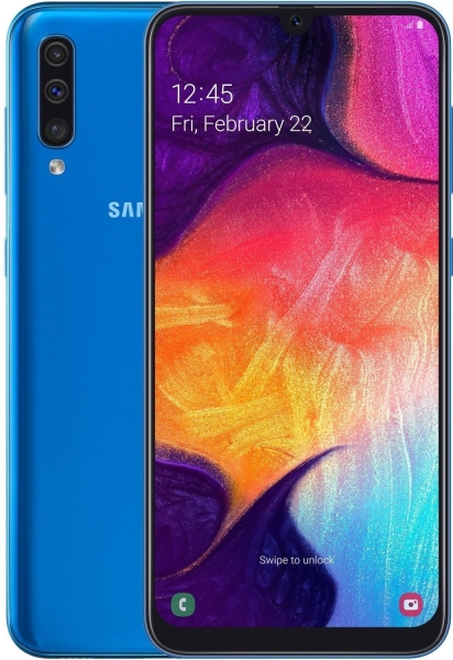 SAMSUNG Galaxy A50 128GB Blau – Sehr Gut – Smartphone