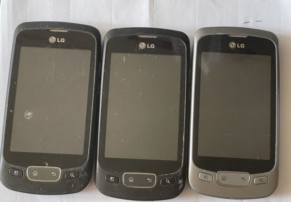 Retro LG Optimus One P500 – (schwarz) GSM 3G Smartphone 3MP Kamera silber/schwarz X3