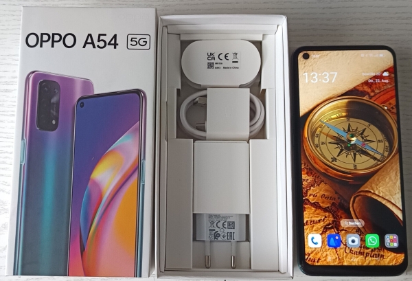 Smartphone Oppo A54 5G in original Verpackung –  siehe Fotos