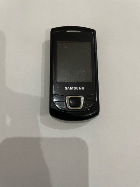 Samsung Monte Slide GT-E2550 stark schwarz (entsperrt) Handy guter Zustand