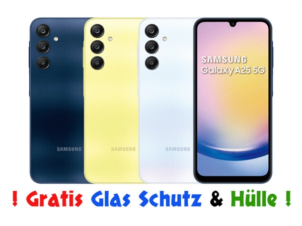 Samsung Galaxy A25 5G 6.5″ 128GB / 6GB  50MP Android Smartphone Händler Garantie