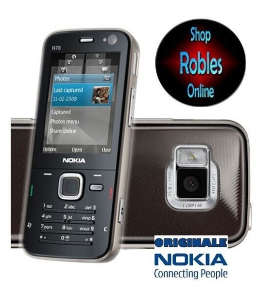 Nokia N78 Braun (Ohne Simlock)Smartphone 3,2MP Wlan 3G GPS 4Band Blitz Radio OVP