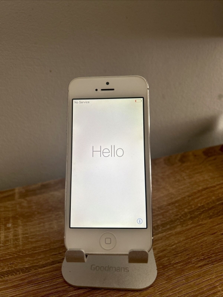 Apple iPhone 5 – 16GB – weiß & silber (entsperrt) A1429 defekt Betriebsschalter