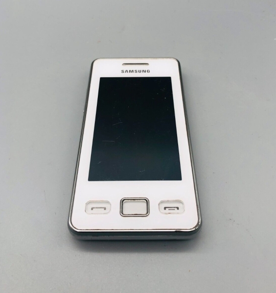 Samsung GT S5260 Weiß Smartphone Handy ohne Simlock ohne Akku geprüft #97