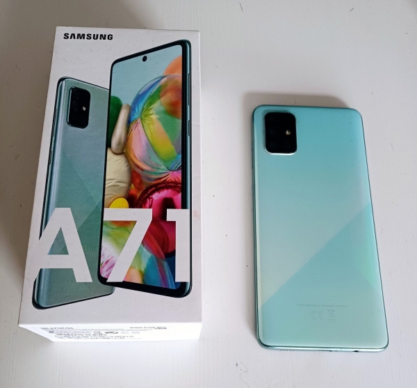 Samsung Galaxy A 71, 128 GB, 6,7 „, Crush Blue, Smartphone, SM-A715F/DS