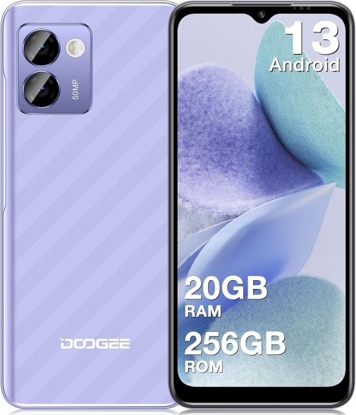 DOOGEE N50 PRO 4G ANDROID SMARTPHONE 20GB / 256GB DUAL SIM 6,52″ OCTA CORE NEU