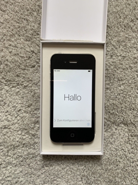 Brandneu Apple iPhone 4s 8GB Farbe schwarz selten (entsperrt) selten