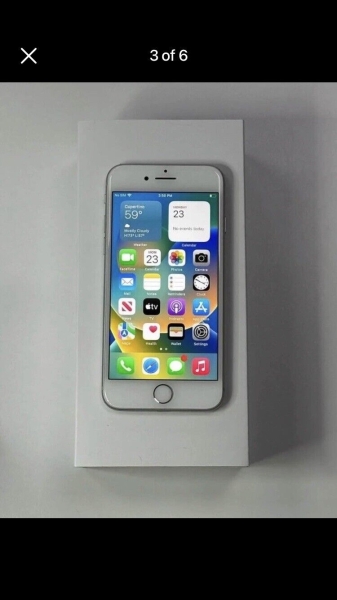 Apple iPhone 8 – 64GB – silber (O2) A1905 (GSM)