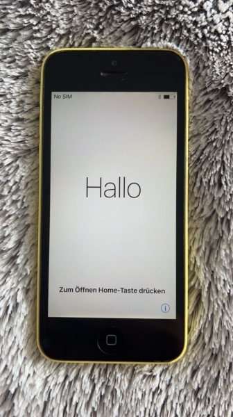 Apple iPhone 5c – 16 GB – gelb (entsperrt) 