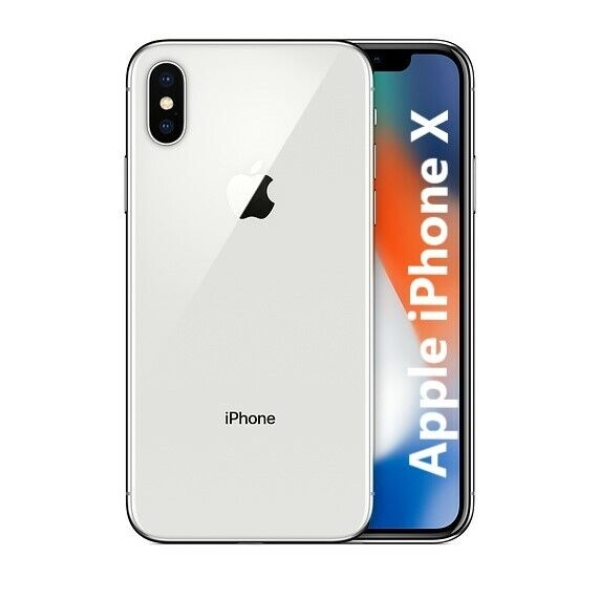 Handy Smartphone Apple IPHONE X 64gb Silver Weiß Regeneriert Grado A