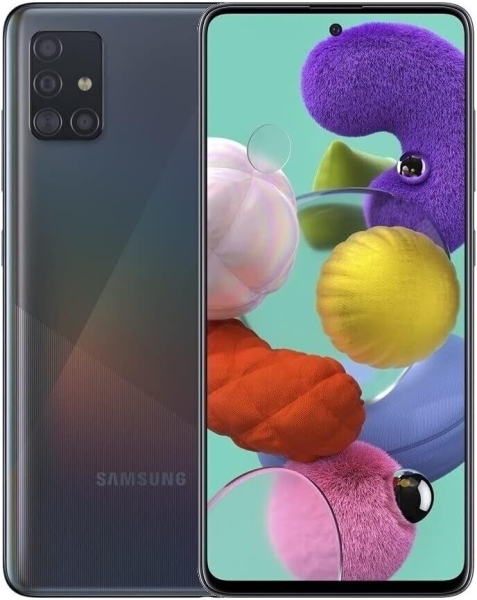 Samsung A51 Smartphone – 128GB – entsperrt – Prism Crush schwarz – versiegelt – stk2