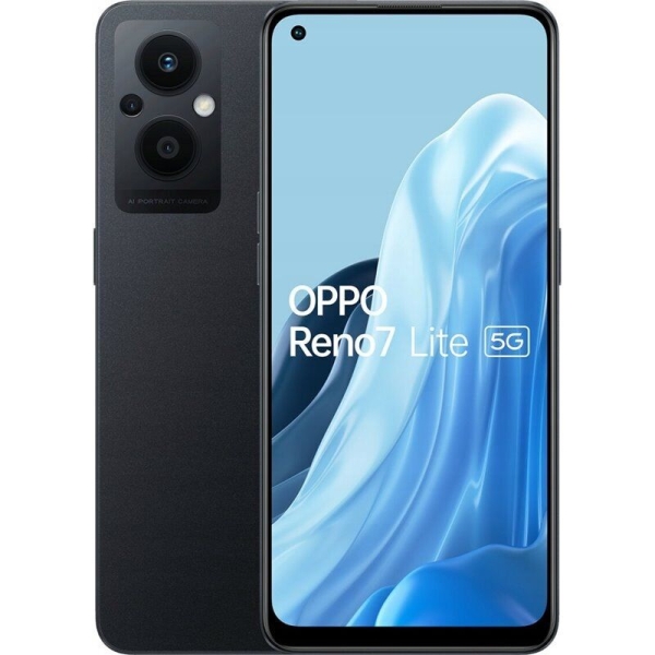 Handy Smartphone OPPO RENO7 Lite 5G Amoled 128GB + 8GB RAM 6,43 “ Black