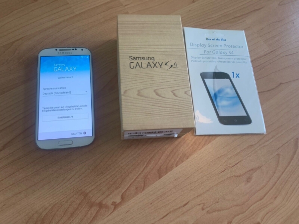 Samsung  Galaxy S4 GT-I9507 – 16GB – White Frost (Ohne Simlock) Smartphone