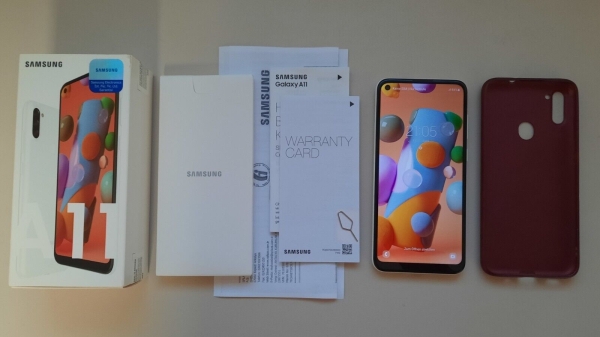 Samsung Galaxy A11 SM-A115F/DS Dual SIM Smartphone Handy mit OVP ohne Kabel