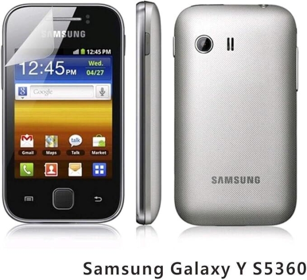 Samsung Galaxy Y Young GT-S5360 (entsperrt) Smartphone mit 5 verschiedenen Hüllen