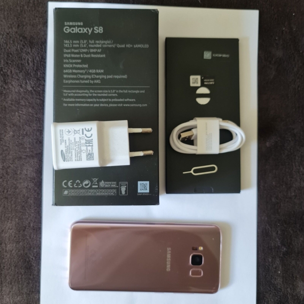 Smartphone Samsung Galaxy S8 SM- G950F Wie Neu Rose GOLD TOP-ZUSTAND.