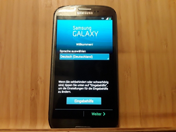 Handy Samsung Galaxy S3 GT I9305 grau (Ohne Simlock) Smartphone