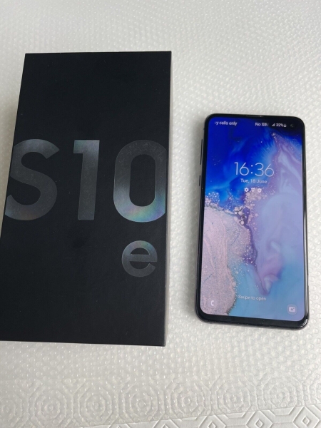 Samsung Galaxy S10e SCHWARZ 128GB (ENTSPERRT) SMARTPHONE MOBIL TOP ZUSTAND