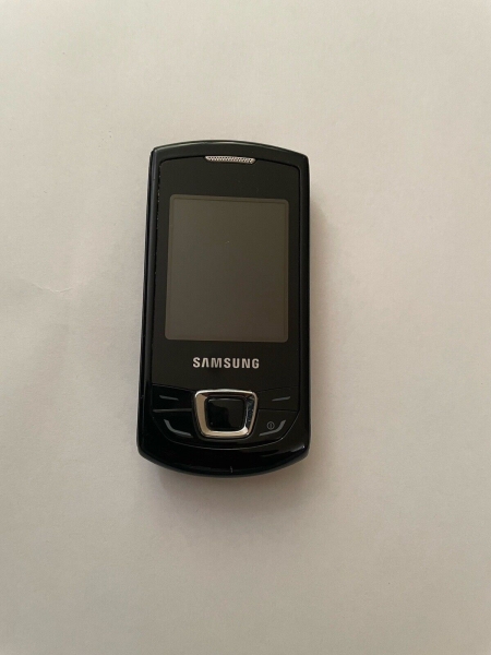 Samsung Monte Slide GT-E2550 stark schwarz (entsperrt) Handy guter Zustand