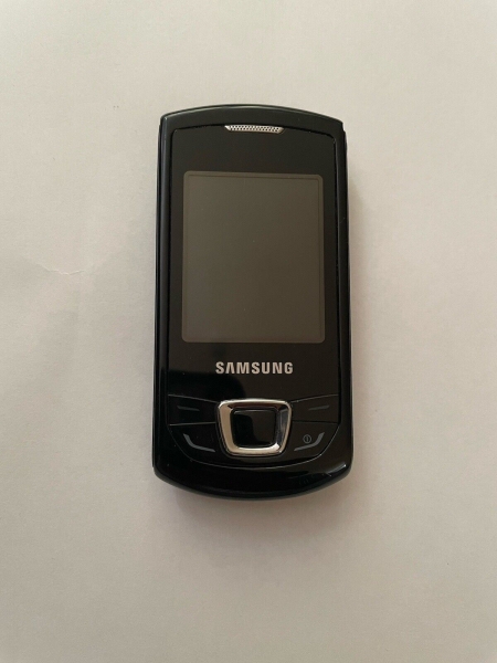 Samsung Monte Slide GT-E2550 stark schwarz (entsperrt) Handy guter Zustand