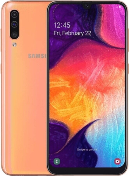 Samsung Galaxy A50 128GB Coral Android LTE Smartphone 6,4 Zoll Dual SIM