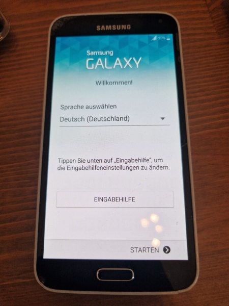 Samsung Galaxy S5 LTE-A + 16GB SM-G901F Schwarz Smartphone „gebraucht“