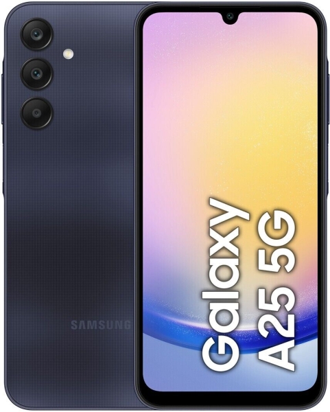 Samsung Galaxy A25 A256 5G Smartphone 256GB 8GB RAM blauschwarz schwary NEU OVP