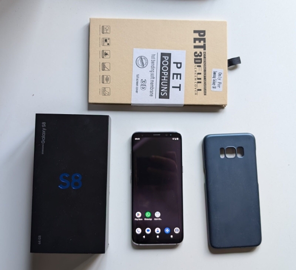 Samsung Galaxy S8 Handy Smartphone Android 14