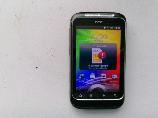 HTC Wildfire PG76100 – Smartphone schwarz (Netzwerk entsperrt)