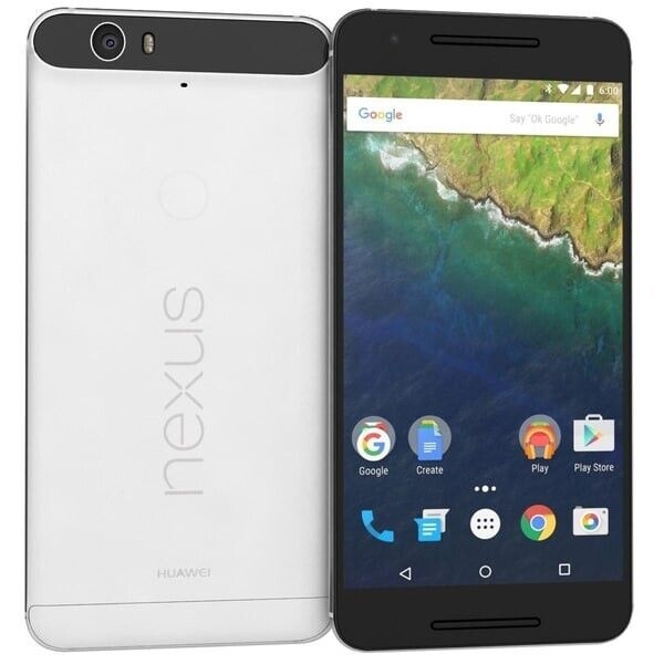 SELTENES Huawei Google Nexus 6P – 64GB – frostweiß (entsperrt) Smartphone