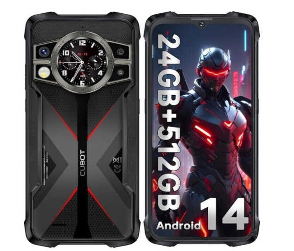 Cubot King Kong 9 Rugged Smartphone, 24GB+256GB Rugged Handys Android 13