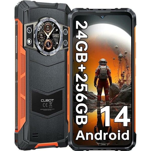 Smartphone Cubot KING KONG ACE 3 6,5″ 8 GB RAM 256 GB Schwarz/Rot