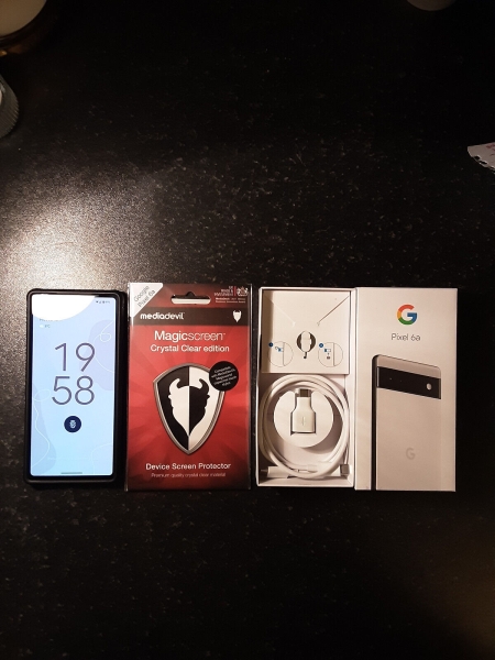 Google Pixel 6a Kreide 128GB 6GB RAM entsperrt Smartphone